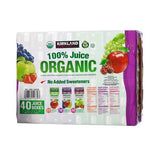 Kirkland Signature Organic 100% Juice, 40 x 6.75 fl oz