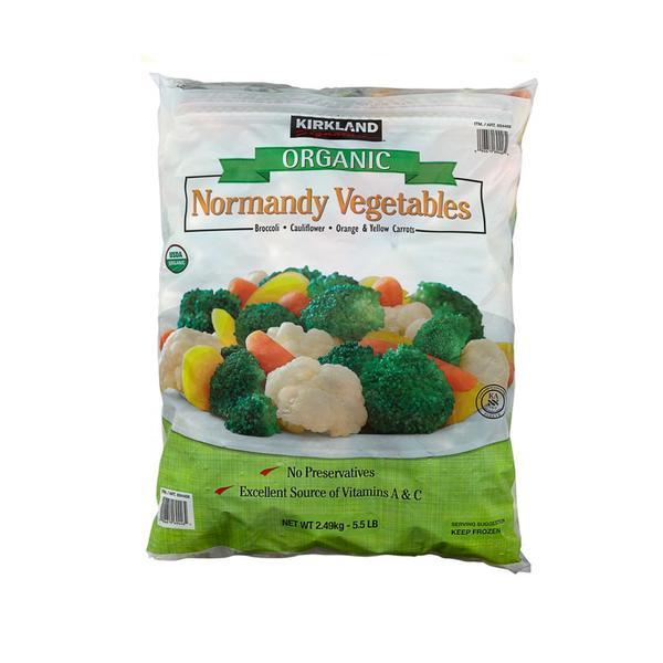 Kirkland Signature Organic Normandy Frozen Vegetables, 5.5 lb