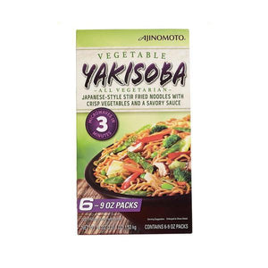 Ajinomoto Vegetable Yakisoba, 6 x 9 oz