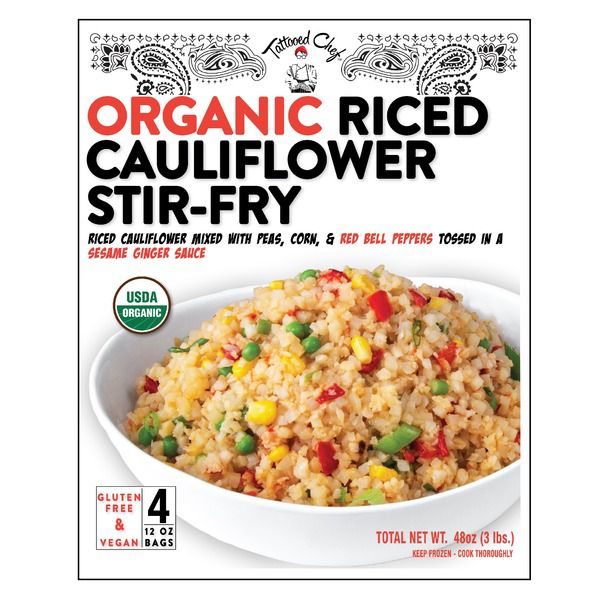 Ittella Organic Riced Cauliflower Stir Fry, 4 x 12 oz