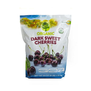 Happy Village Organic Dark Sweet Cherries, 64 oz