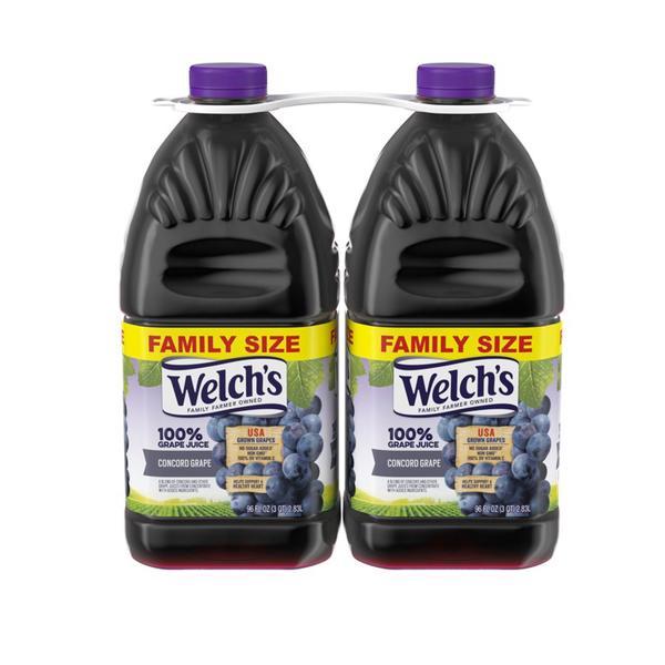 Welch's 100% Concord Grape Juice 2/96oz